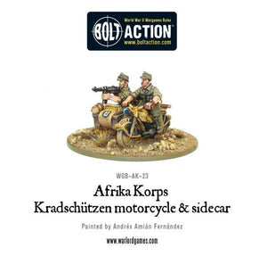 Afrika Korps - Kradschutzen Motorcycle & SideCar