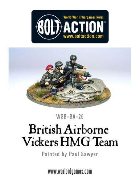British Para Vickers HMG & Crew