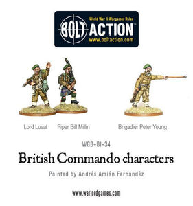 Commando Characters (Lord Lovat, Piper Millin, Brigadier Young)
