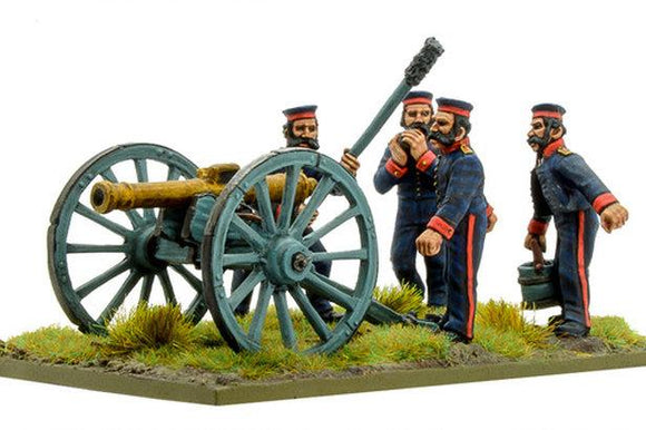 Crimean War: British Royal Artillery with 9-pdr cannon