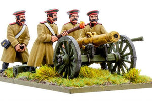 Crimean War: Russian foot artillery with 12-pdr cannon