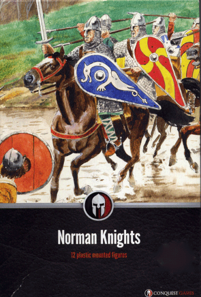 Norman Knights Plastic Boxed Set (15 mounted figures)
