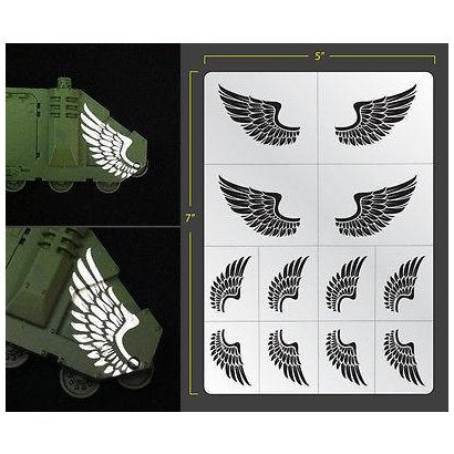 Airbrush Stencil: Wings