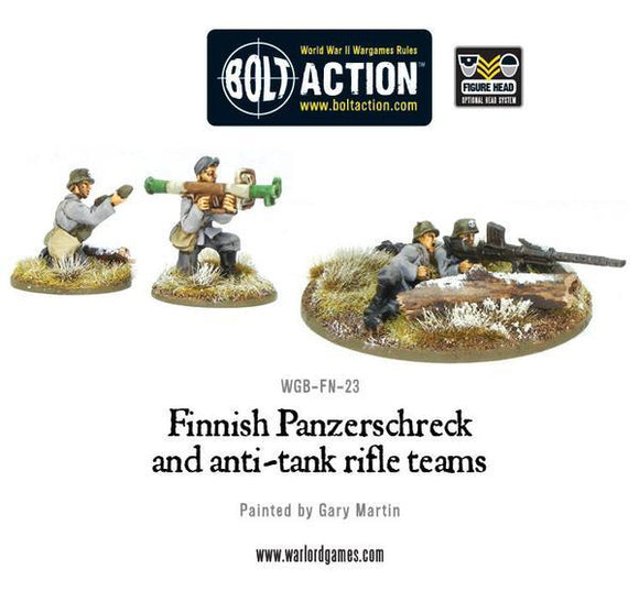 Finnish Panzerschreck and Anti-Tank Rifle Teams