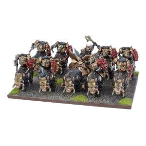 Abyssal Dwarf Orc Gore Rider Regiment
