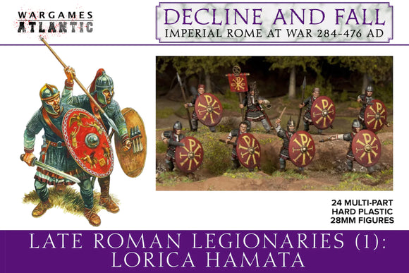 Late Roman Legionaries (1): Lorica Hamata 24 x 28mm Models