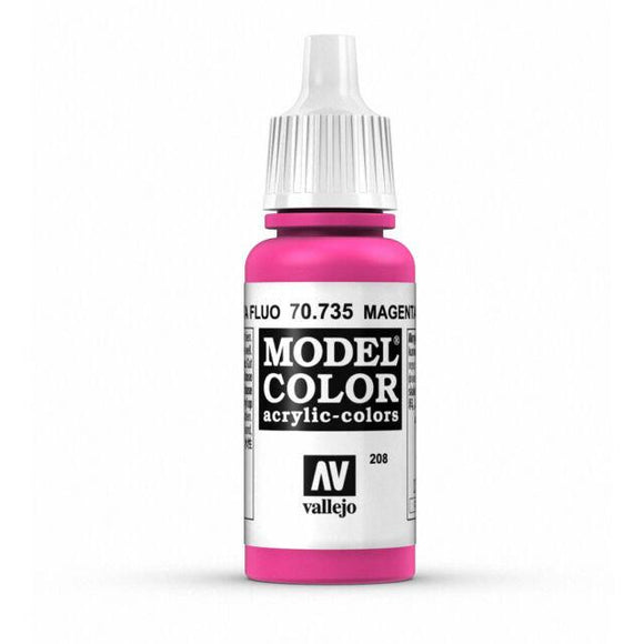Model Color 208 Magenta Fluorescent 17ml