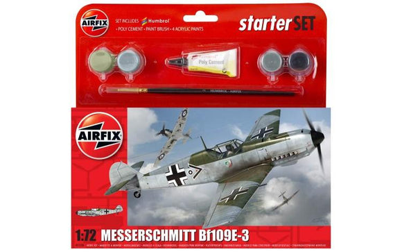 Small Starter Set: 1/72 Messerschmitt BF109E-3