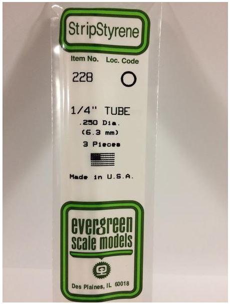 Tube White 35cm long x 6.3mm (3) 228