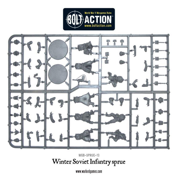 Winter Soviet Infantry Sprue