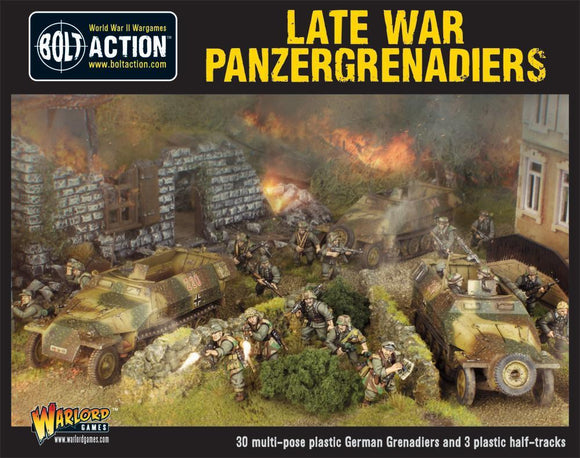 Late War Panzergrenadiers (30 men + 3 x Hanomags)