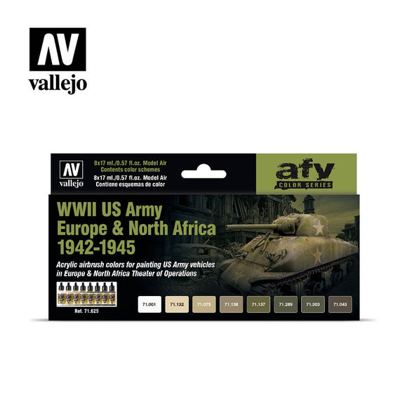 WWII US Army Europe & North Africa 1942-1945 Paint Set