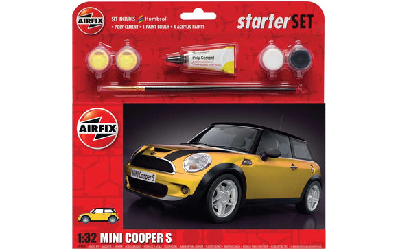 (AFX) Large Starter Set: Mini Cooper 1/32