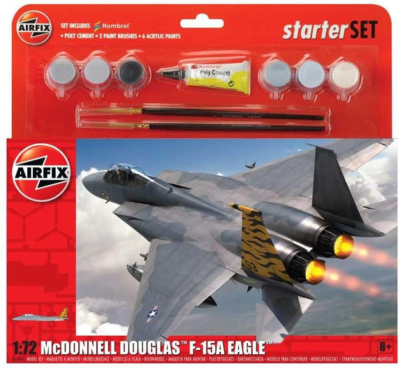 AFX Lge Starter Set McDonnell Douglas F-15A Eagle 1/72