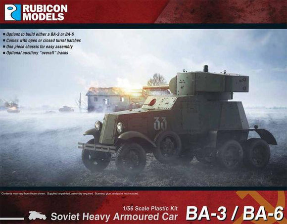 1/56 BA-3 / BA-6 Heavy Armoured Car