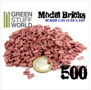 Model Bricks -  Red (500)