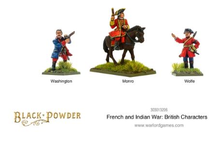 French Indian War: British Characters
