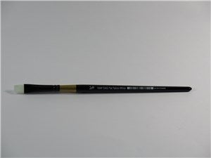 DAS 3/8" Flat 1008F Taklon White Brush