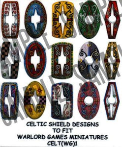 Celtic Shield Decals