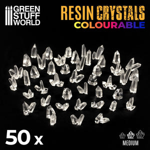 Medium Clear Crystals Resin Set