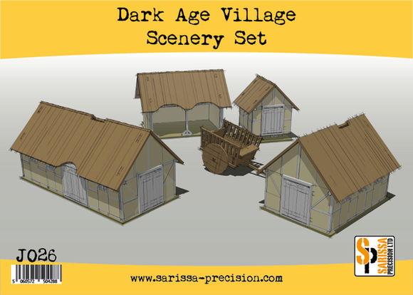 Dark Age Village Scenery Set J026