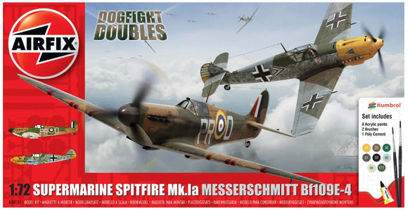 1/72 Dogfight Doubles Gift Set: Spitfire MkIa and Messerschmitt Bf109E-4