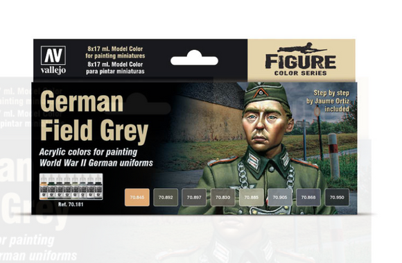 German Field Grey Model Color Set