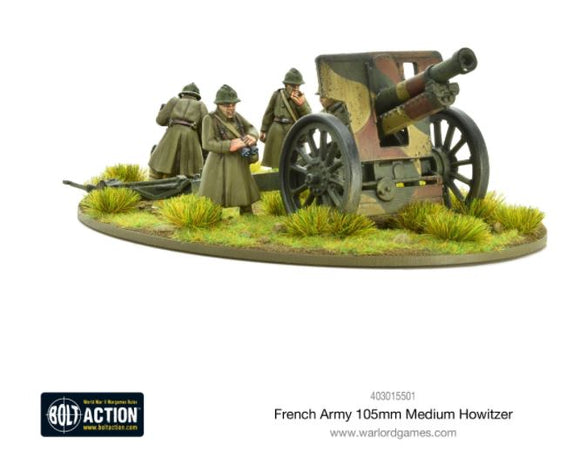 French Army 105mm medium Howitzer