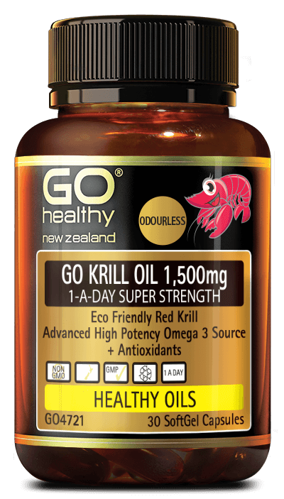 GO Krill Oil 1500mg 1-A-Day 30caps