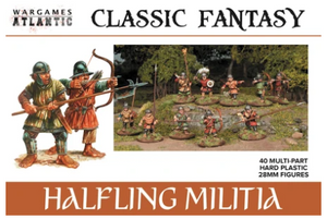 Halfling Militia - 40 x 28mm Classic Fantasy Figures