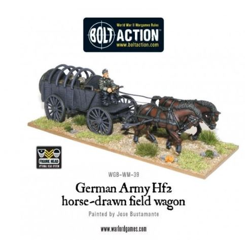 German Army Hf2 Horsedrawn Field Wagon (uncovered)