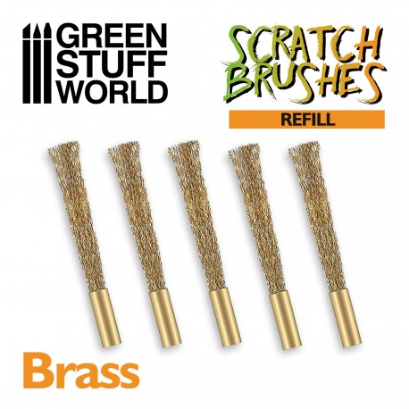 Scratch Brush Set Refill ? Brass