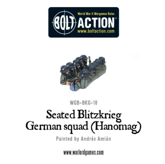 Seated Blitzkreig German Squad (Hanomag)