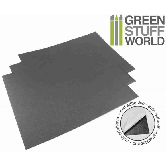 Steel Rubber Sheet A4 0.9mm Self Adhesive