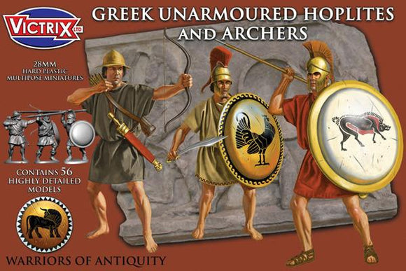 VXA005 Greek Unarmoured Hoplites and Archers