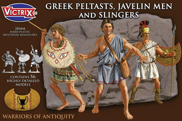 VXA006 Greek Peltasts; Javelin men and Slingers
