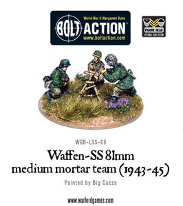 Waffen-SS 81mm medium mortar team