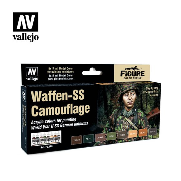 Waffen SS Camouflage Model Color Set 70180