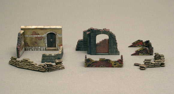 1/72 Walls & Ruins Set