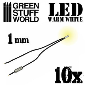 Micro LEDs Warm White - 1mm (10)