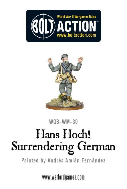 Hans Hoch! Surrendering German