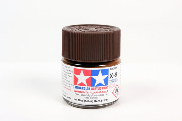 X9 Acrylic Brown 10ml